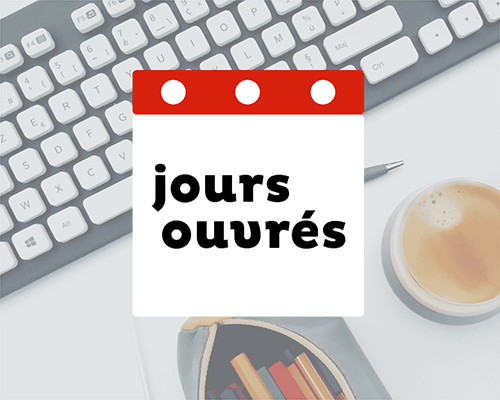 Nombre de Jours Ouvrés et ouvrables